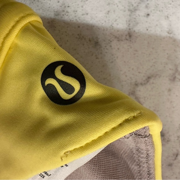 Lululemon License to Train Triangle Bra 🌟NWT🌟 sz 4 A/B Cup Beaming Yellow - Picture 5 of 7